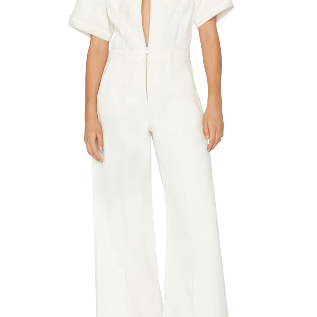 Frame Denim Off-White Jumpsuit